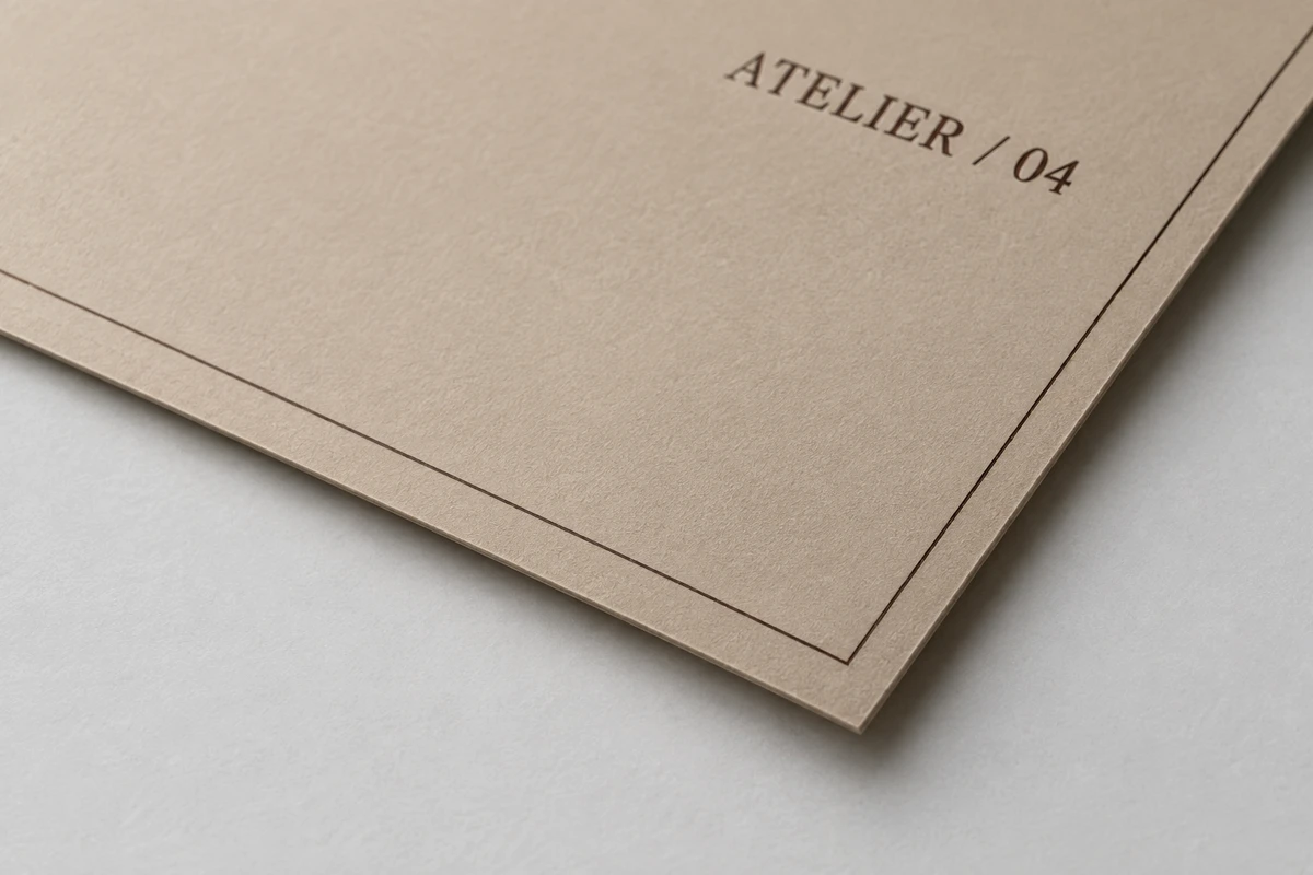 Soft-touch lamination surface detail