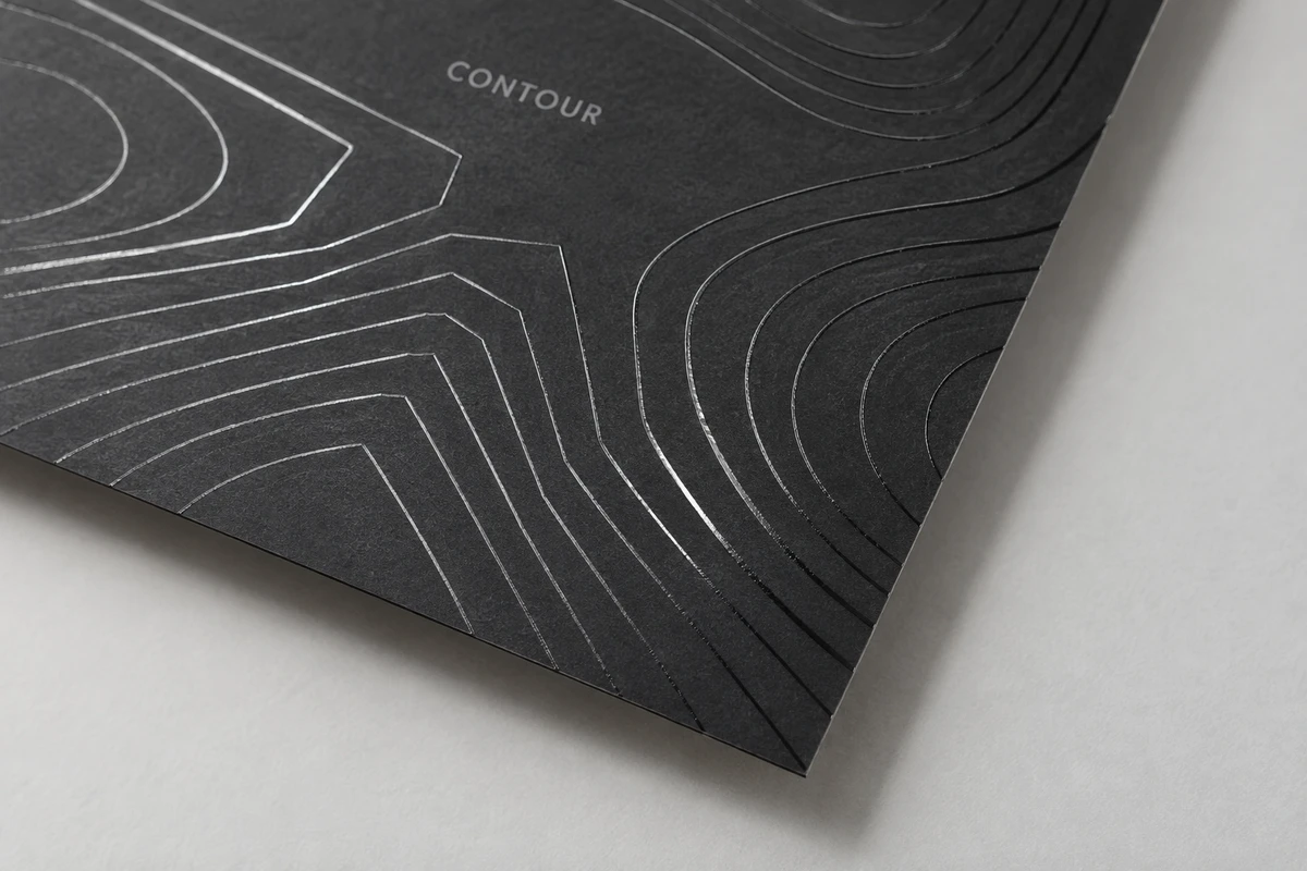 Spot gloss UV surface detail