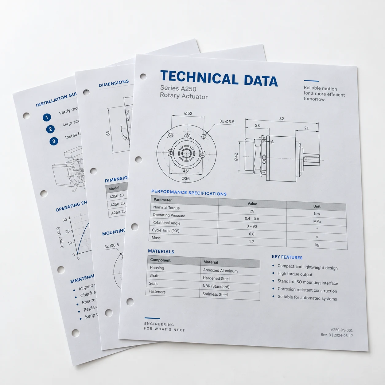 Books & Manuals product and customization example 2