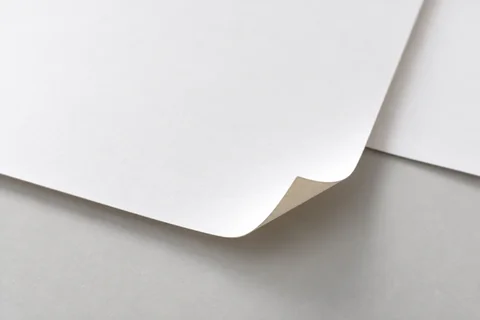 One-Side Coated Paper reference showing the surface detail