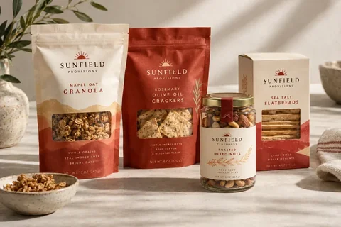 Packaging examples for Food & Snacks