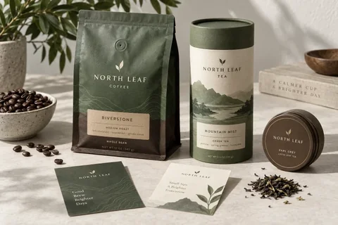 Packaging examples for Coffee & Tea