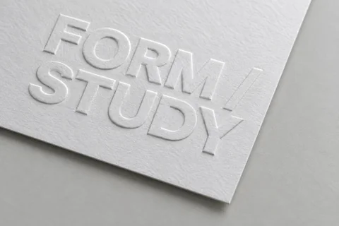 Embossing reference showing the surface detail