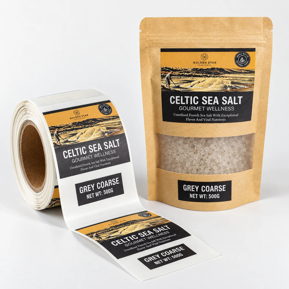 Labels & Stickers product and customization example 2