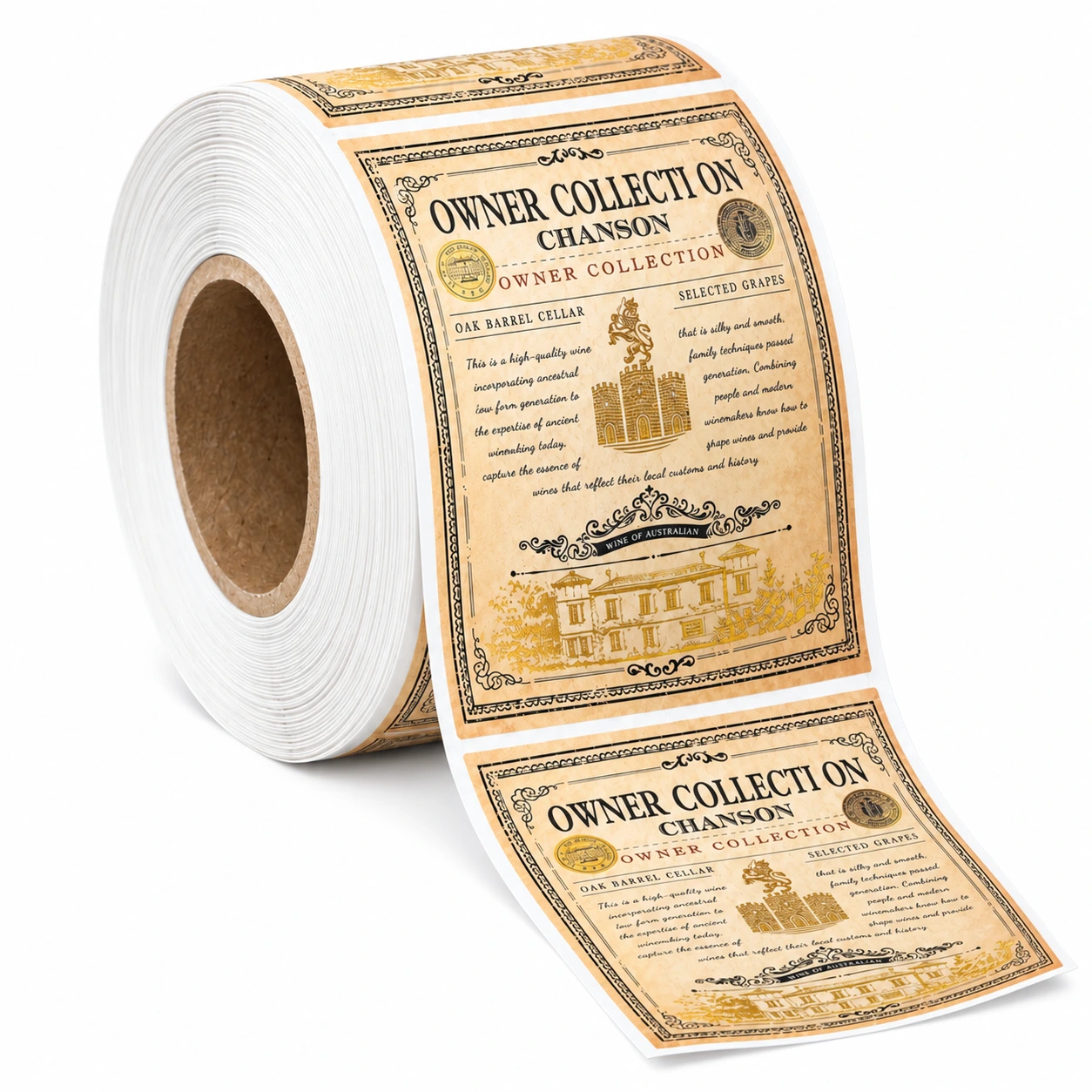 Labels & Stickers material example
