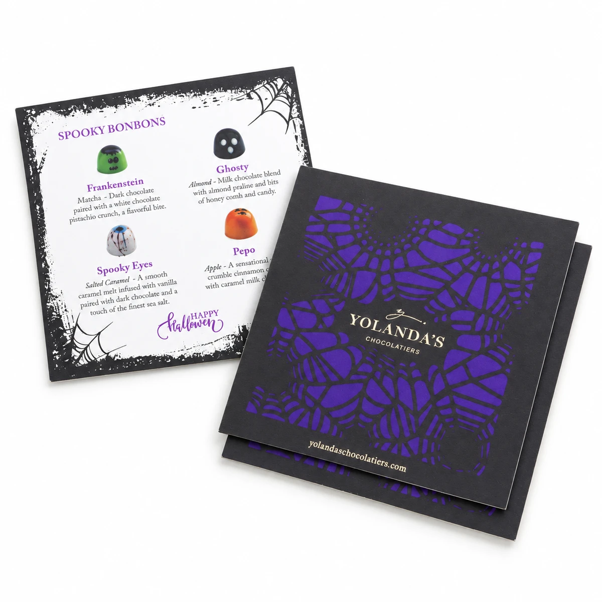 Printed specialty paper cards with tactile and foil details