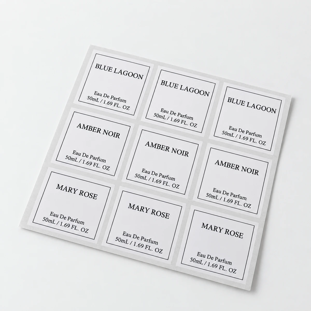 Custom Stickers packaging format