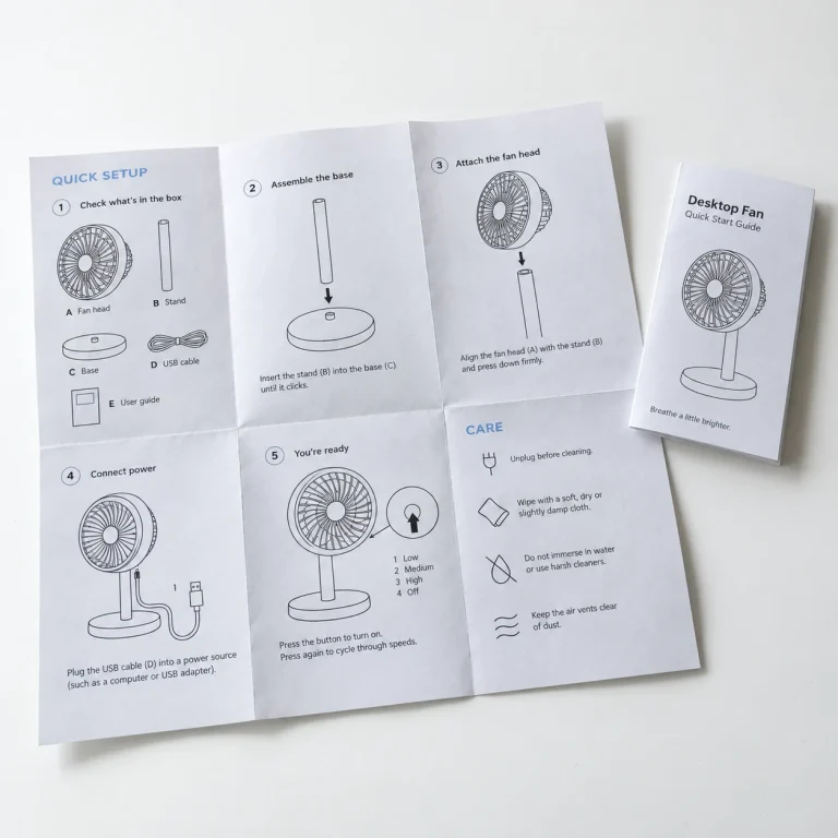Cross Fold printed booklet and leaflet sample