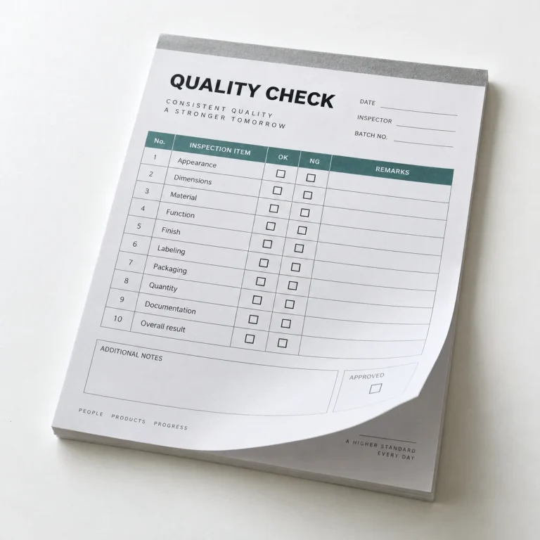 Glued Pad printed booklet and leaflet sample