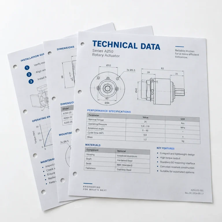 Loose Leaf printed booklet and leaflet sample